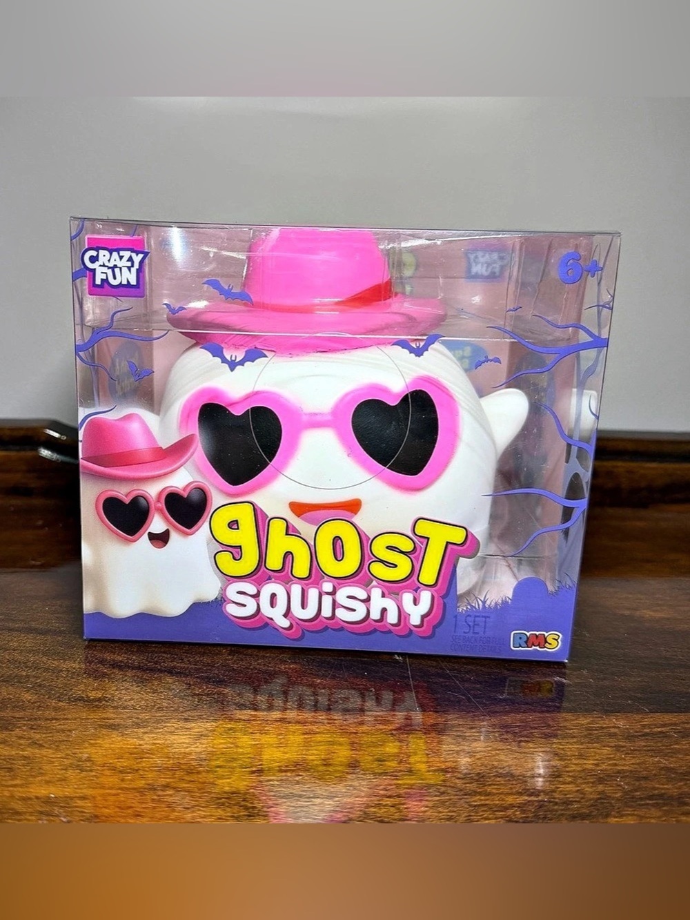 Crazy Fun Ghost Squishy Pink & White - RMS - Target - Brand New with factory sti